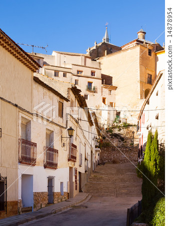 Picturesque street in spanish city. Chinchilla Picturesque street in spanish city. Chinchilla 14878954