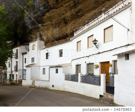 Dwellings built into rock. Setenil de las Bodegas, Spain 14878963
