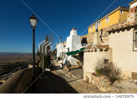 Dwelling houses built into rock. Chinchilla Dwelling houses built into rock. Chinchilla 14878979