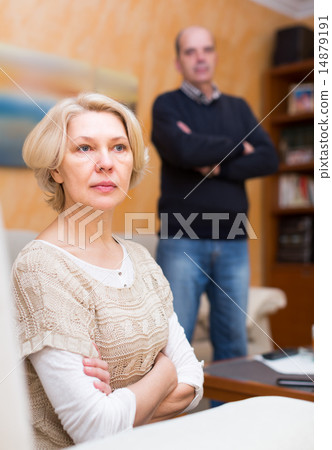 Family conflict in senior couple Family conflict in senior couple 14879191