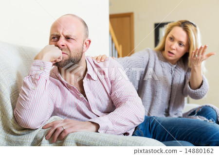 Casual family having quarrel 14880162