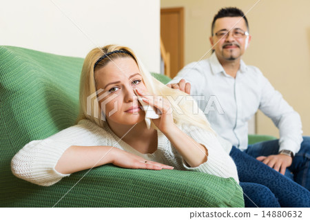 Couple after quarrel 14880632