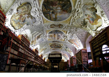 Library, during theology, Czech Republic, Strahov monastery in Prague 14881584