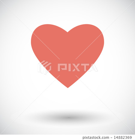 Heart flat icon 14882369