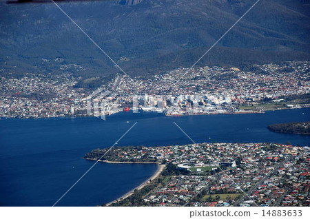 Tasmania aerial view Tasmania aerial view 14883633