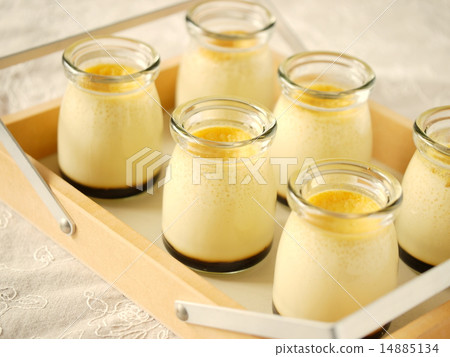 Baked baked pudding tray version Baked baked pudding tray version 14885134