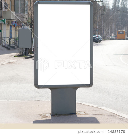 Blank billboard Blank billboard 14887178