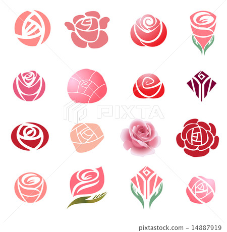 Roses design elements Roses design elements 14887919