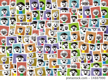 人們的臉圖標 14887990