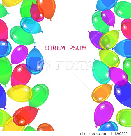 Balloons party. Seamless Background. Vector 14890301