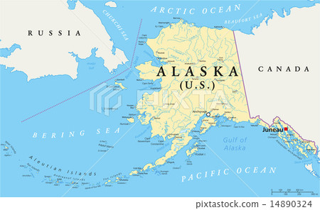 Alaska Political Map Alaska Political Map 14890324