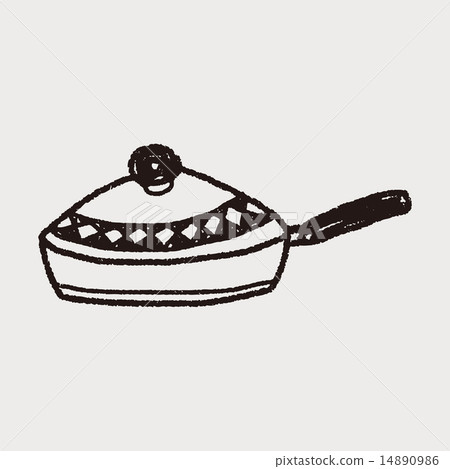 Doodle Frying pan 14890986