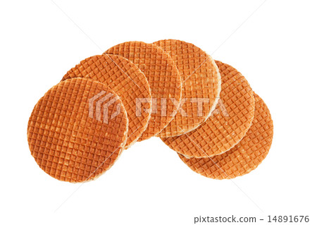 waffles isolated on white waffles isolated on white 14891676