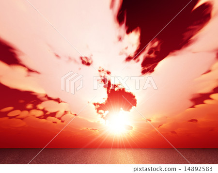 Wind and clouds with the sea 14892583