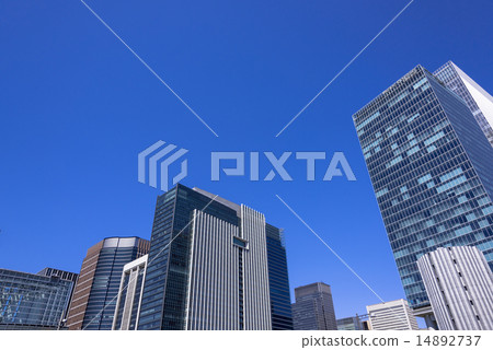 東京站八重洲口的現代建築群 14892737