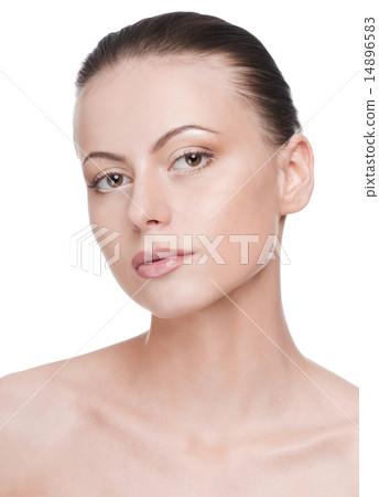 Portrait of young woman with perfect skin 14896583