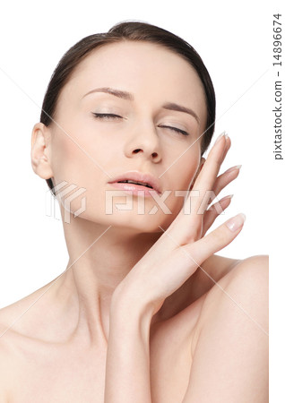 Portrait of young woman with perfect skin 14896674