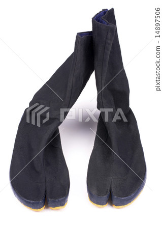 Front of a pair of shoes Front of a pair of shoes 14897506