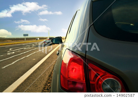 Autumn highway travel cars blur Autumn highway travel cars blur 14902587