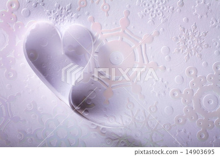 Paper hearts background St. Valentine 14903695