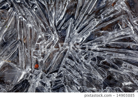 ice background, frozen water on the river 14903885