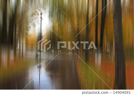 abstract blurred autumn landscape 14904091