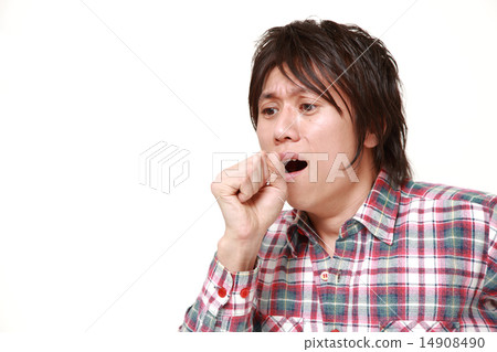 A man who coughs A man who coughs 14908490