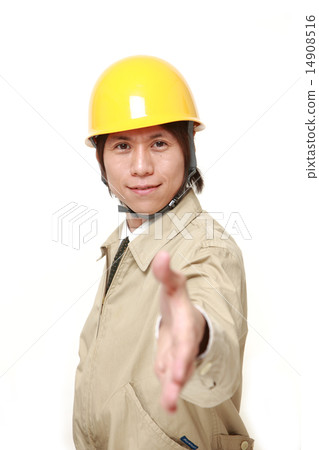 尋求握手的工人 14908516