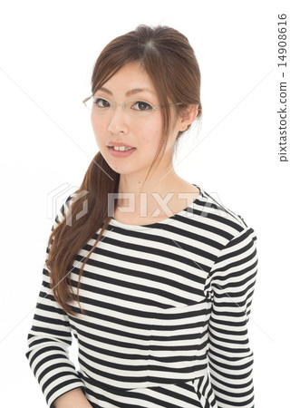 Young lady wearing eyeglasses Portrait 14908616