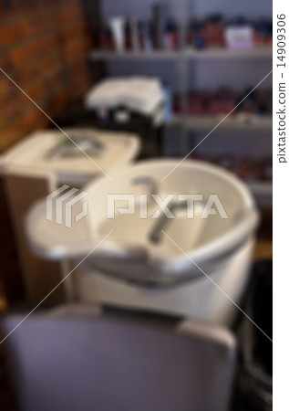 Modern beauty salon blur background 14909306