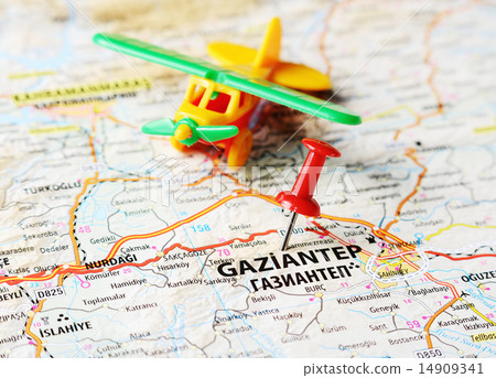 Gaziantep ,Turkey  map flight 14909341