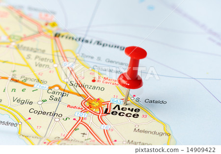 Lecce  Italy map 14909422