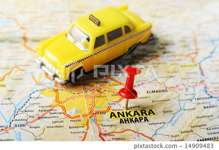 Ankara ,Turkey  map taxi 14909483
