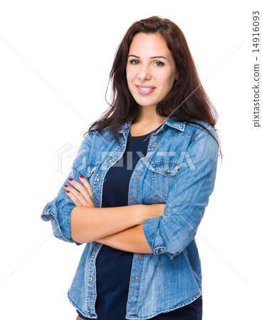 Woman cross arm 14916093