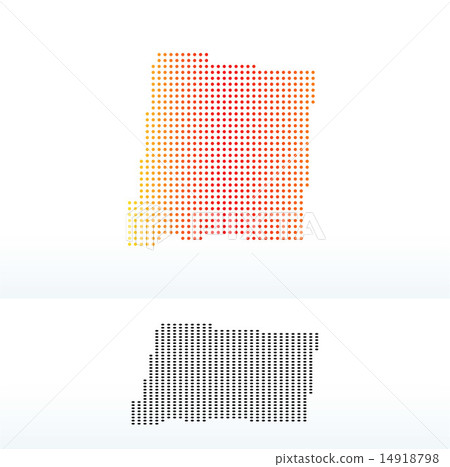 Map of USA New mexico State with Dot Pattern Map of USA New mexico State with Dot Pattern 14918798