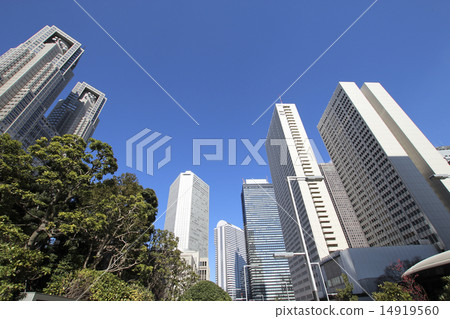 Clear, clear cloudless buildings Clear, clear cloudless buildings 14919560