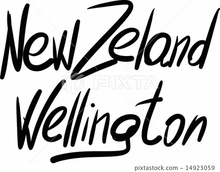 New Zeland, Wellington, hand-lettered New Zeland, Wellington, hand-lettered 14923059