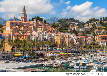 View of Menton, France. View of Menton, France. 14923165