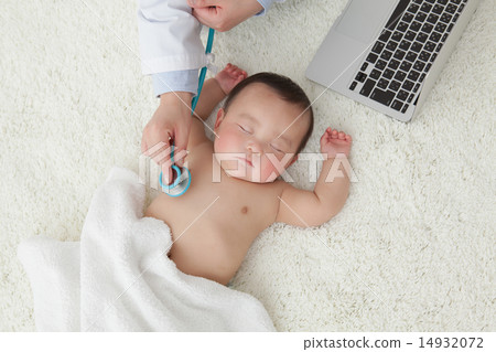 physician, infant, medical examination 14932072