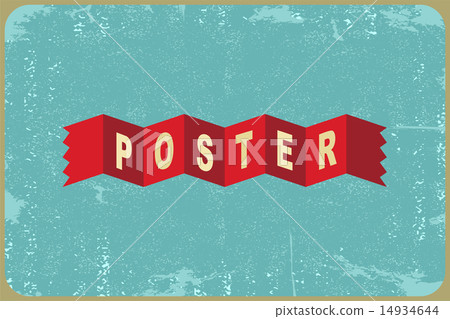 Abstract grunge vintage ribbons background. Vector - Stock Illustration ...