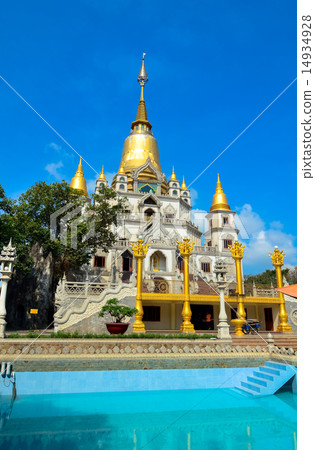 Thai-style temple in Saigon, Vietnam Thai-style temple in Saigon, Vietnam 14934928