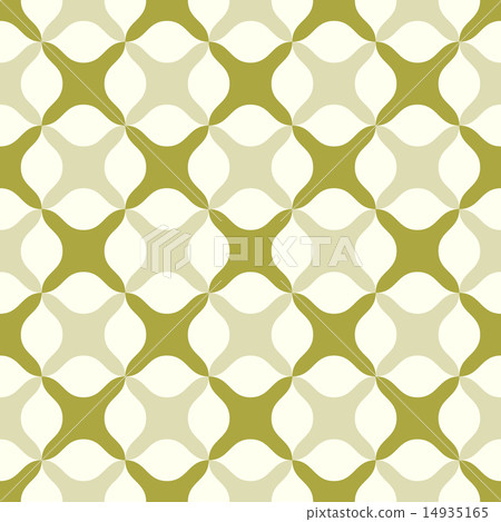 圖庫插圖: green abstract cross pattern on pastel color