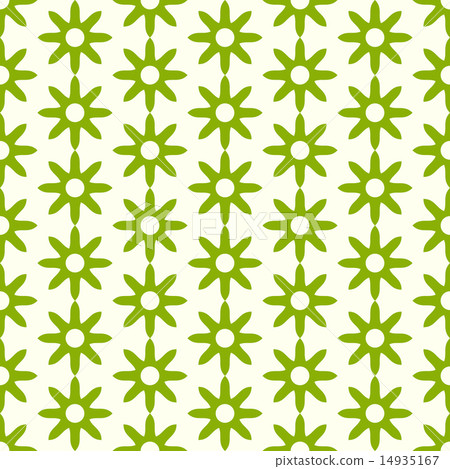 Green Retro Dry Flower Pattern on Pastel Color Green Retro Dry Flower Pattern on Pastel Color 14935167