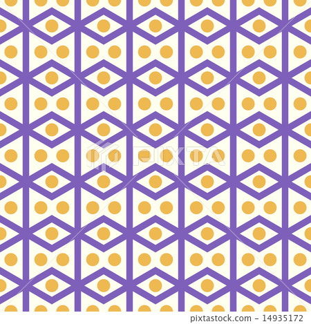 Purple Rhomboid and Circle Pattern on Pastel Color Purple Rhomboid and Circle Pattern on Pastel Color 14935172