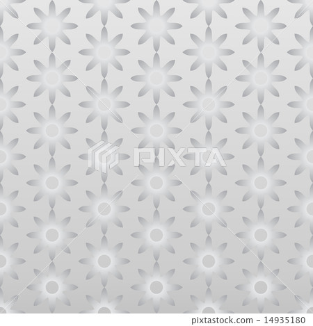 Silver Retro Dry Flower Pattern on Pastel Color 14935180