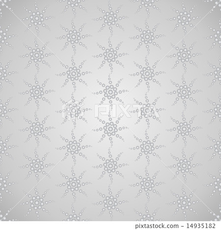 Silver Sweet Circle Flower Pattern on Pastel Color 14935182