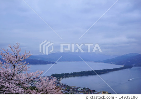 Amanohashidate in spring 14935190
