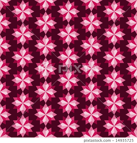 Red Abstract Rhomboid or Diamond Seamless Pattern 14935725