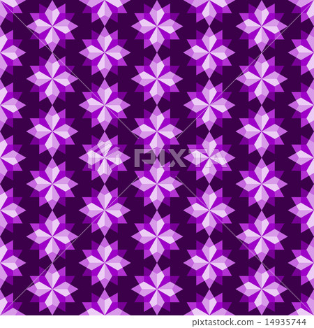 Violet Abstract Rhomboid or Diamond Pattern 14935744