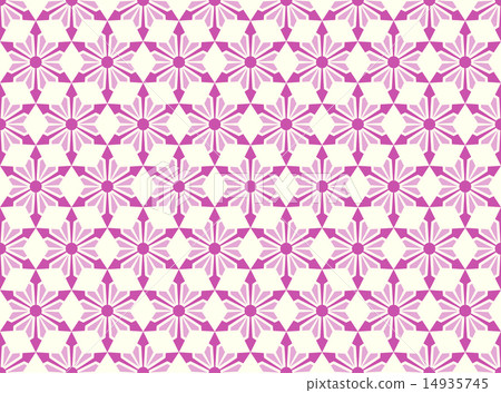 Violet Abstract Star and Arrow Shape Pattern 14935745